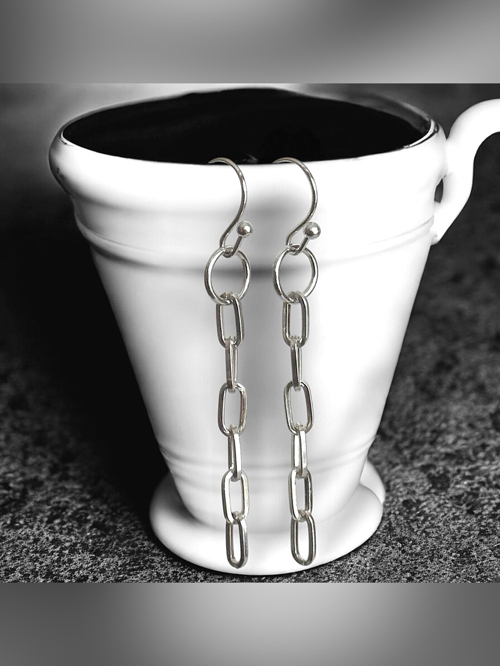 5 For $25💫Very Small Silver Paper Clip Dangles